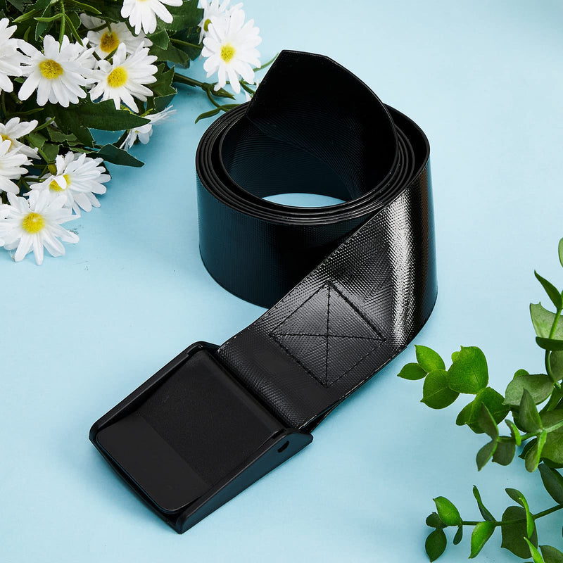 [Australia] - Patelai Vinyl Gait Belt Transfer for 60 Inch Assist Device Safety Occupational Physical Gate with Spring Loaded Buckle Handles Elderly Pediatric Caregiver Nurse 
