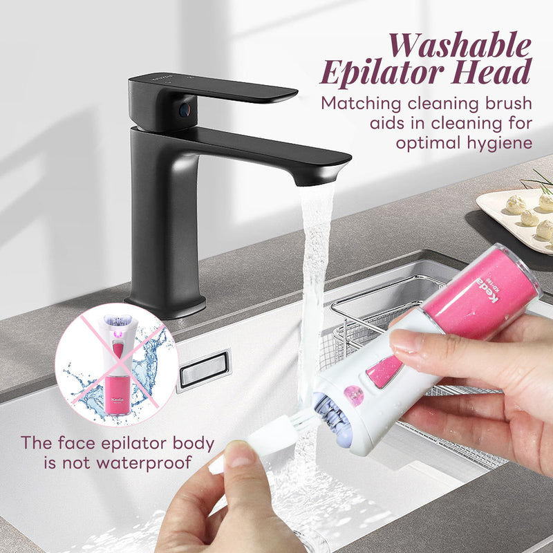 [Australia] - Epilator hair removal for women - women's epilator - women's facial epilator with LED light - electric glide epilator - women's wireless epilator lady shaver removal for bikini area, armpits 