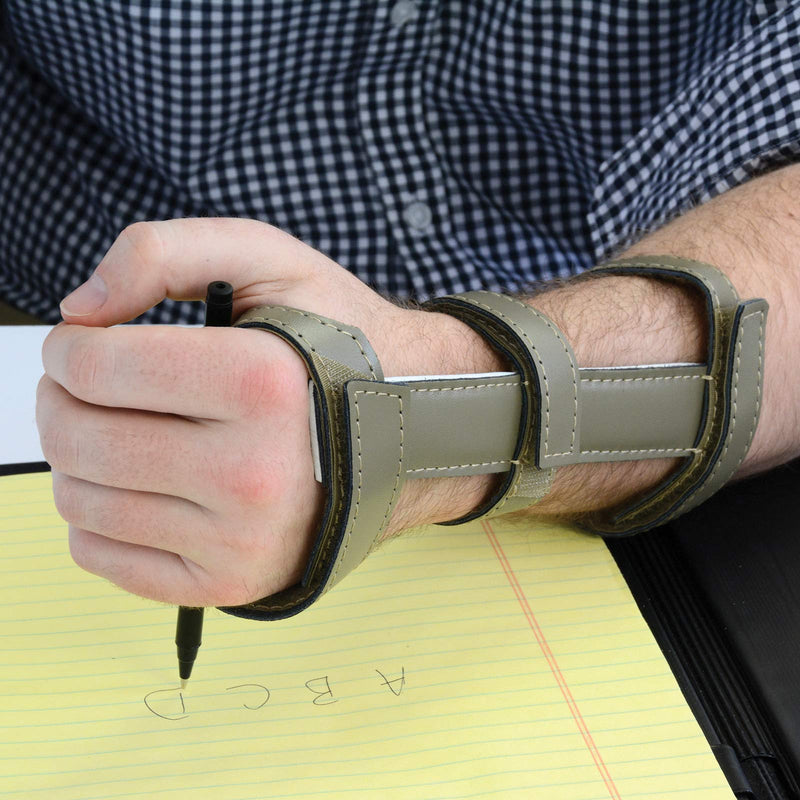 [Australia] - Sammons Preston 33859 Economy Wrist Support with Utensil Holder Pocket for Left Hand, Left Wrists, Large, 3.5' Left Large 