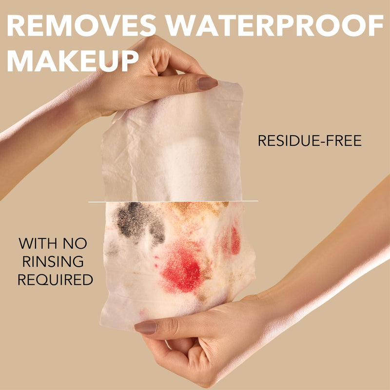 mivida Hypoallergenic Mini Makeup Remover Wipes Travel Size With Vitamin E, 80ct (8×10), Dermatologist Tested & Clinically Tested Makeup Wipes, 10 Packs 8 Count (Pack of 10)