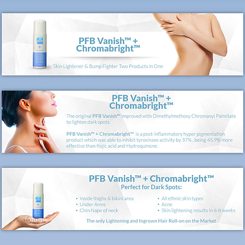PFB Vanish Razor Bump Stopper Skin Care Treatment 2 PACK