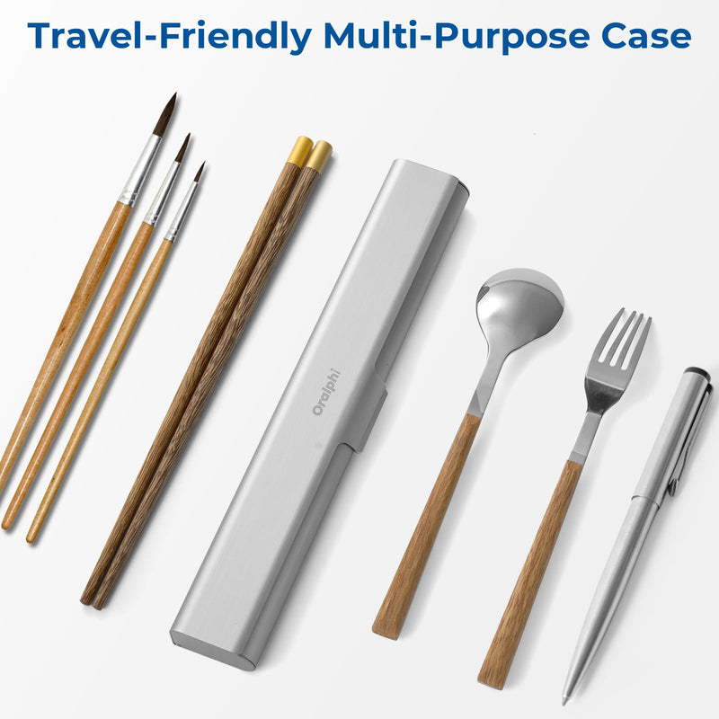 [Australia] - Aluminum Toothbrush Travel Case, Portable Travel Toothbrush Holder, Durable Manual Toothbrush Box Container for Traveling, Bathroom, Camping, Business Trip-1Pack Silver 1 Pack 