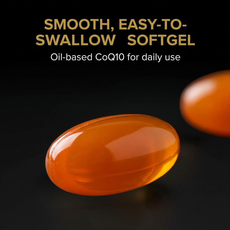 CoQ10 Supplement Softgels - Heart Health, Energy & Recovery - Coenzyme Q10 High Strength - Q10 Coenzyme Ubiquinone – 30 Vegan Softgels with Coconut MCT Oil (COQ10 400mg - 30 Softgels) COQ10 400mg - 30 Softgels