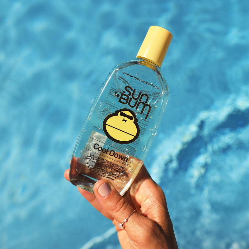 [Australia] - Sun Bum Cool Down Aloe Vera Gel | Vegan After Sun Care with Cocoa Butter to Soothe and Hydrate Sunburn | 8 oz 8 Fl Oz (Pack of 1) 