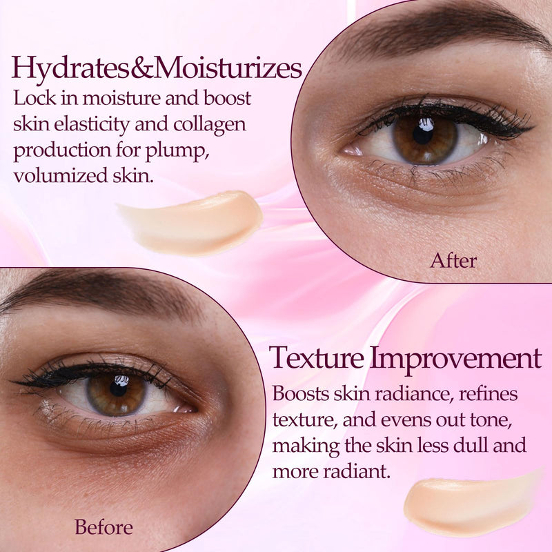 Multi Balm Stick, Moisturizer Stick for Eyes, Face, Neck, Collagen Moisturizer, Under Eye Balm Stick, Firming Hydrating, Shea Butter & Vitamin E for Makeup Base and Skin Care 0.24 Fl Oz