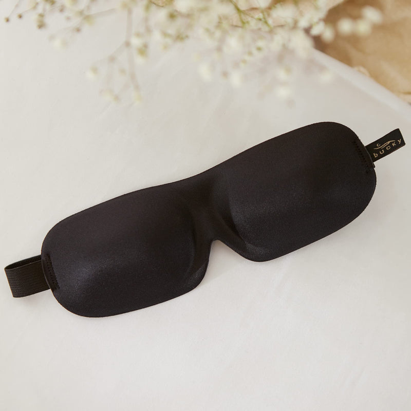 [Australia] - Bucky 40 Blinks No Pressure Eye Mask for Travel & Sleep Black 1 Count (Pack of 1) 