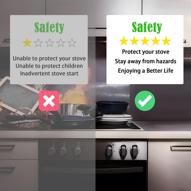[Australia] - Stove Knob Safety Locks – Gas gas stove knob Covers – baby proofing Locks (5 Pack) 