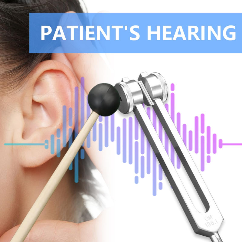 [Australia] - Tuning Fork, 4 Piece Tuning Fork Set Tuning Fork Therapy Tuning Fork 128 Hz Tuning Fork for Healing Tuning Fork Medicine for Sound Therapy and Meditation (128 Hz/136.1 Hz/528 Hz/4096 Hz) 