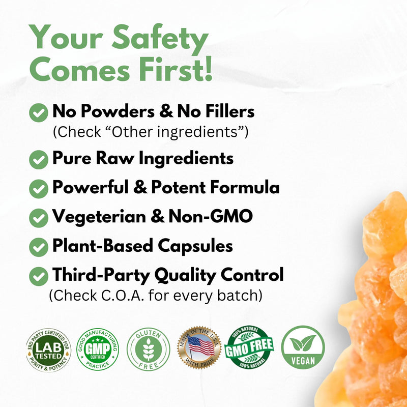 [Australia] - Boswellia Serrata Extract Capsules 65% Boswellic Acid 700mg Equal to 7000mg Resin Powder, Extra Strength & Superior Absorption, 6 Month Supply 180 Vegan Capsules Non-GMO 
