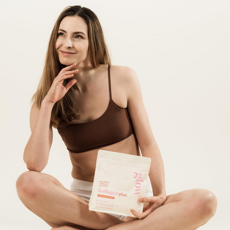 [Australia] - Glow25® Collagen Plus [450g] - with vitamin C, zinc and biotin - premium collagen hydrolyzate - peptides type 1 and 3 - perfect solubility 450g 