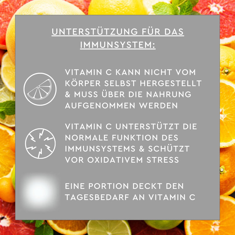 [Australia] - SUNLIFE Vitamin C powder high dosage 100 g - Vitamin C powder with lemon flavor - Pure L-ascorbic acid powder - Nutritional supplement for immune system & cell protection - Vitamin powder with measuring spoon 