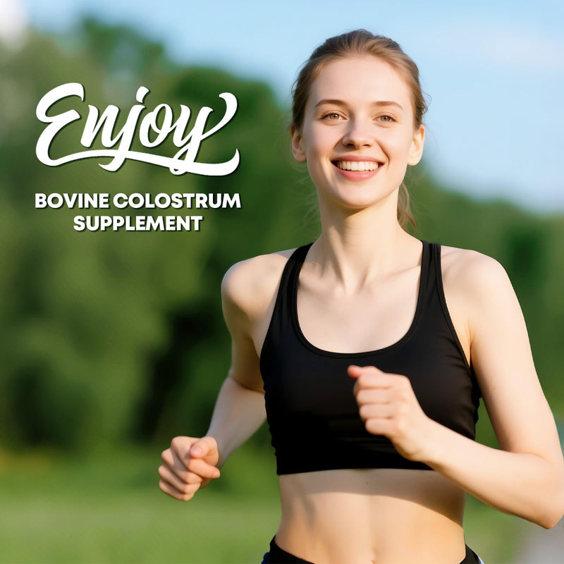 Grass-Fed Bovine Colostrum Powder – 60% IgG for Gut Health Immunity Muscle Recovery Unflavoured Non-GMO Hormone-Free Antibiotic-Free for Adults 60 Servings