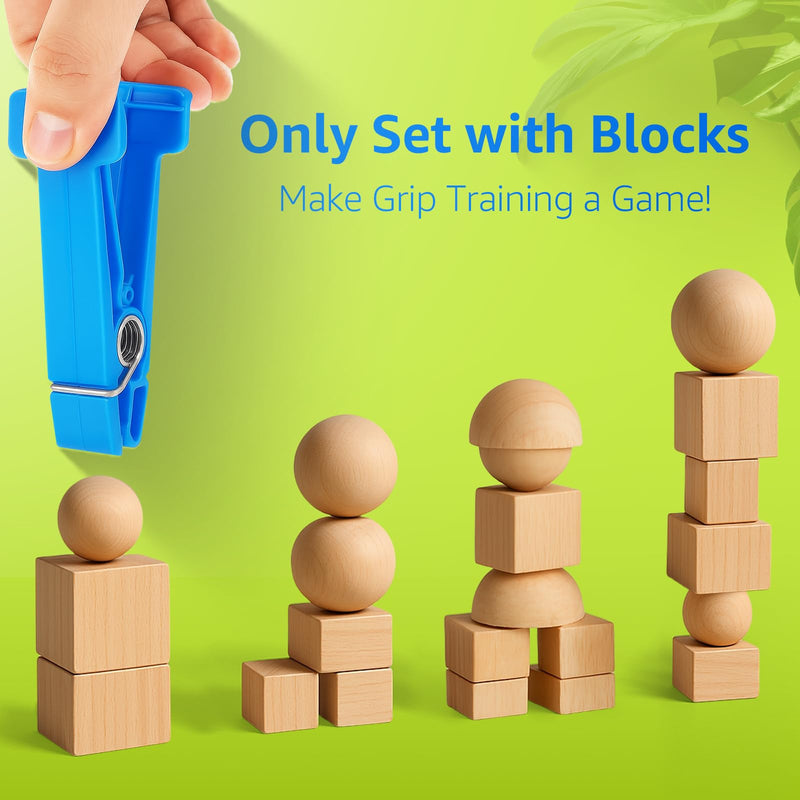 [Australia] - FitBeast Finger Exerciser Set ‚Äì 5 Resistance Clips for Hand Therapy, Grip Strength & Dexterity ‚Äì Ideal Finger Strengthener for Rehab, Stroke Recovery, Arthritis, Seniors & Athletes 
