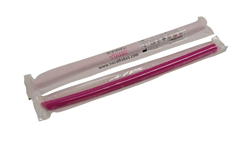 [Australia] - Pink Vocal Tubes for Speech Therapy and Singing Therapy Straws for Vocal Health - Set of 2 Silicone Tubes for water resistant Voice Therapy and Tube Phonation Singing exercises and singing training 