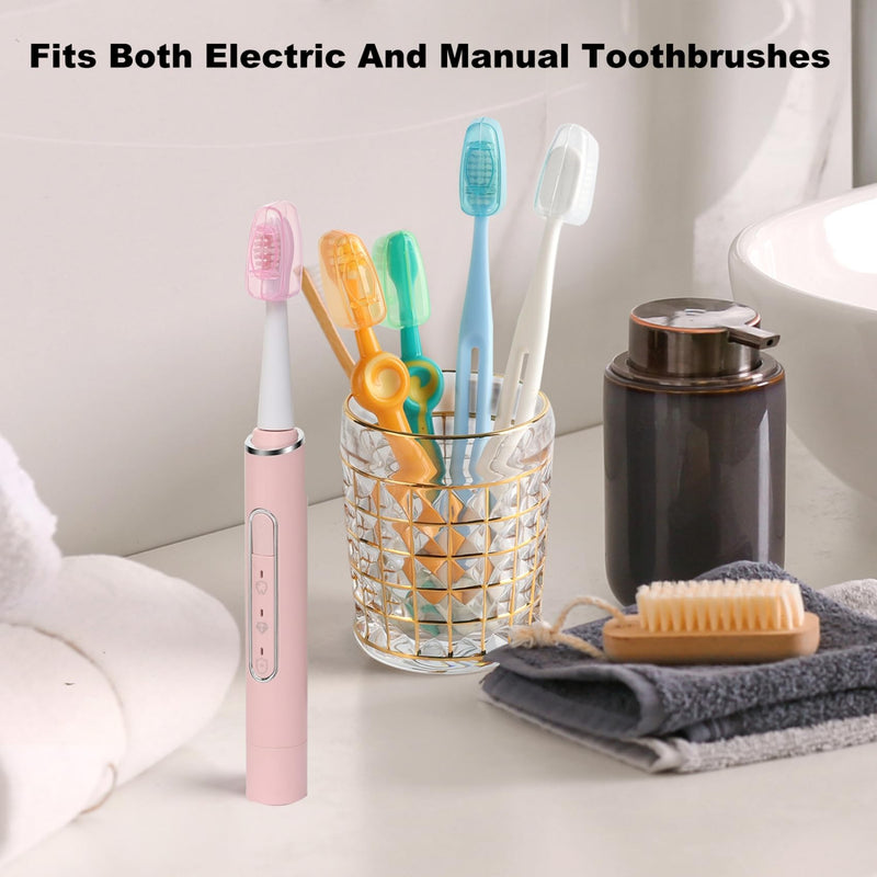[Australia] - 20pack Travel Toothbrush Head CoversÔºåPortable ToothbrushProtector Cap Brush Pod CaseÔºå Fits Most Manual and Electric Toothbrushes 
