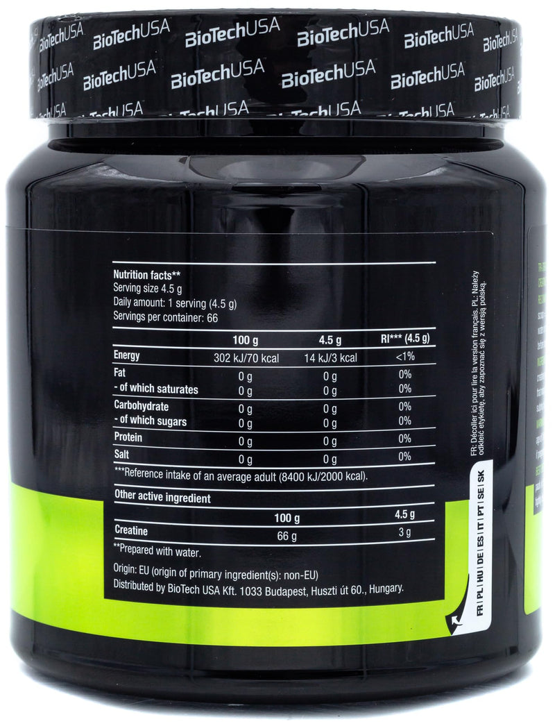 [Australia] - BioTechUSA Tri Creatine Malate | 4500mg Triple Creatine Compound | Gluten free | for improved physical performance in high-intensity workouts, 300 g, without taste 