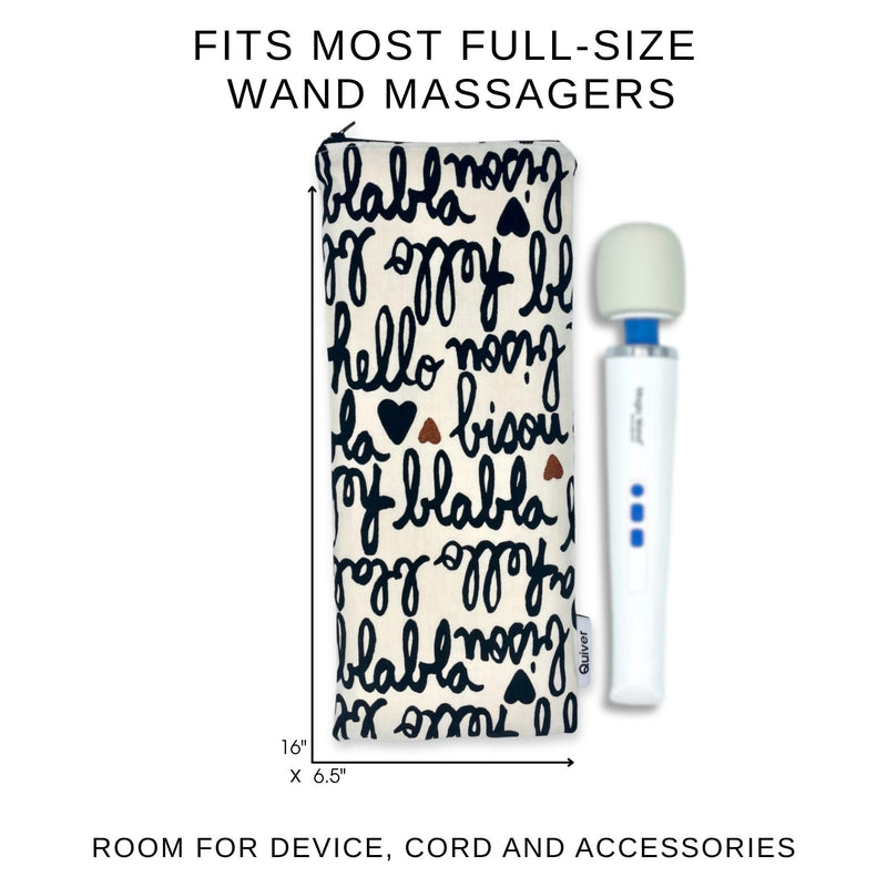 The Original Wand Pouch™ – Storage for Full-Size Wand Massagers | Put Your Toys Away Like an Adult™