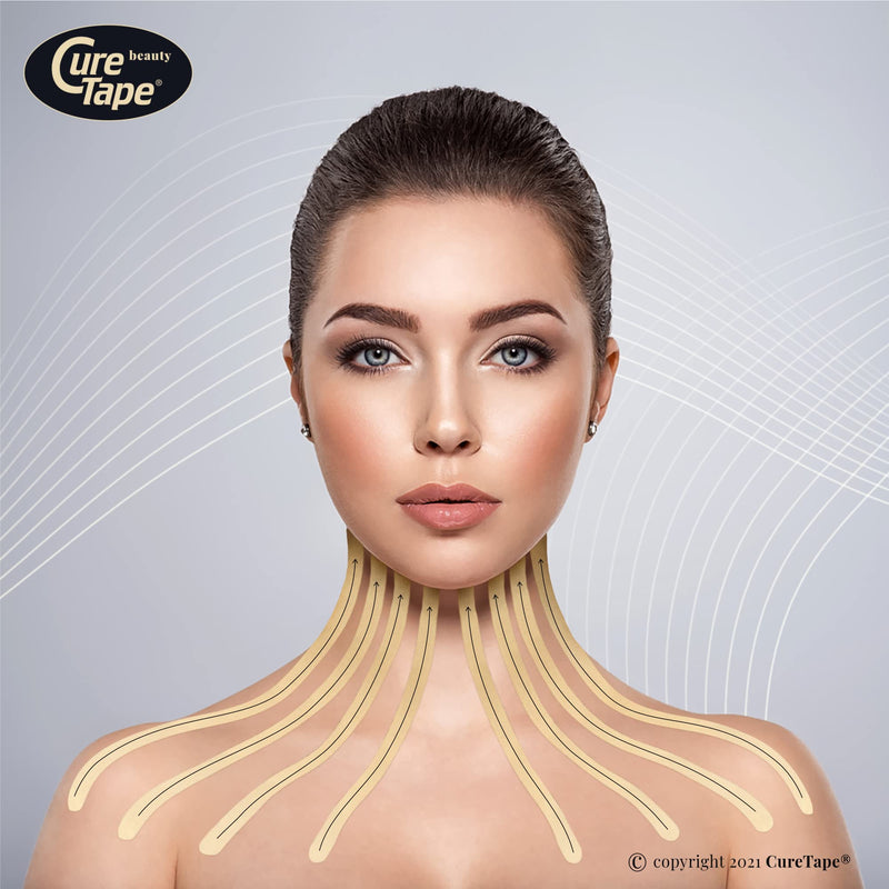 [Australia] - CureTape® Gentle | Kinesiology Tape for Hyper Sensitive Skin | Gentle Adhesion | 100% Hypoallergenic Water Resistant K Tape | for Thin Skin, Elderly or Children | Gentle to Remove | Medical KTape 