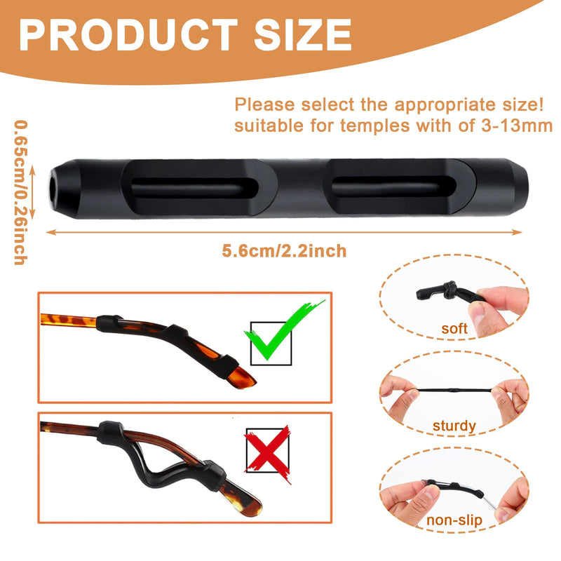 [Australia] - Thinp 7 pairs of glasses ear hooks glasses ear grip anti-slip glasses glasses temples glasses anti-slip silicone anti-slip glasses temples glasses slip stop glasses temples cover glasses temples, for glasses 