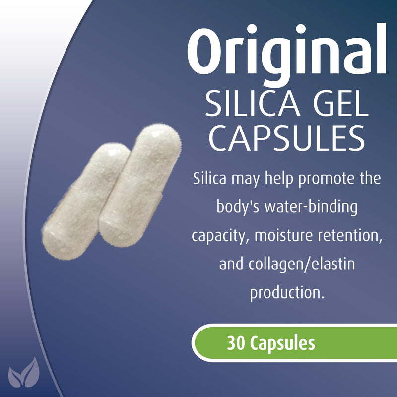 [Australia] - Hübner Original Silicea Gel One a Day Capsules for Hair, Skin, Nails, and Connective Tissue, Pure Colloidal Silica Gel Formula, No Additives or Preservatives, 30 Servings 30 Count (Pack of 1) 