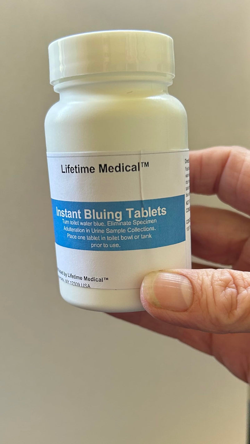 Instant Bluing Tablets - Drug Test Adulteration Prevention (100/bottle)