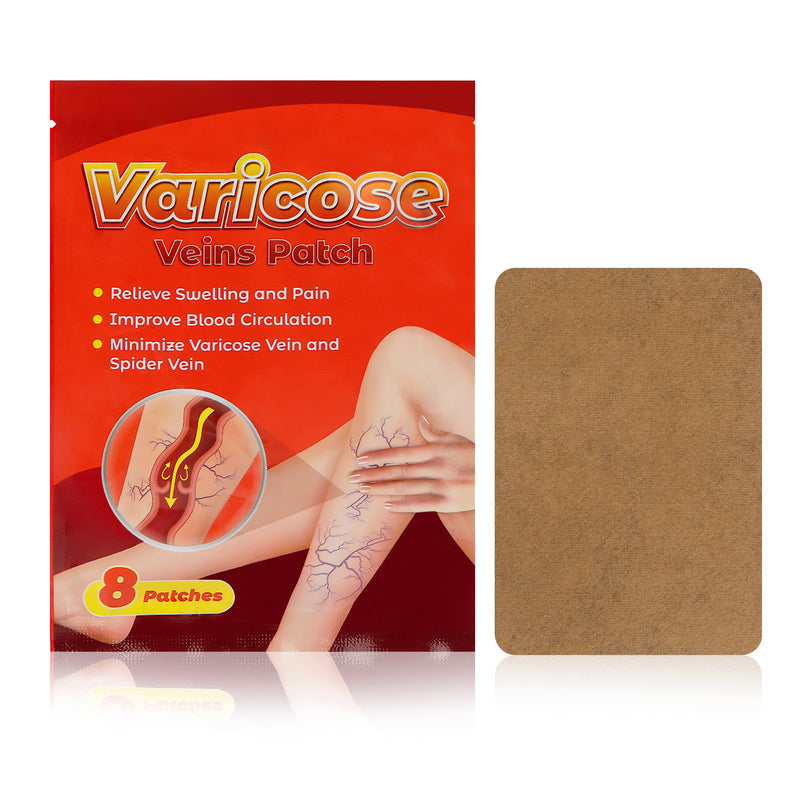 [Australia] - 40 Sheets Varicose Vein Treatment Patches, Herbal Extract for Removing Spider Veins for Improved Blood Circulation 