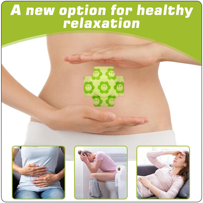 [Australia] - 48PCS Castor Oil Pack Wrap Patches, Disposable Castor Oil Belly Button Patch, No Wash, Easy to Use, Anti-Seepage,4" X 4" 