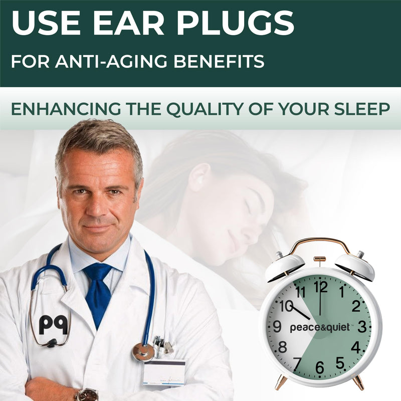 [Australia] - PQ Wax Ear Plugs for Sleeping, Swimming - 50 Noise Cancelling Silicone Gel Wax Earplugs, Ear Protection for Sleep and Swim, Soft Wax Pillows with Sound Blocking Level 32Db, (50 Pillows), Color: White White Color 50 