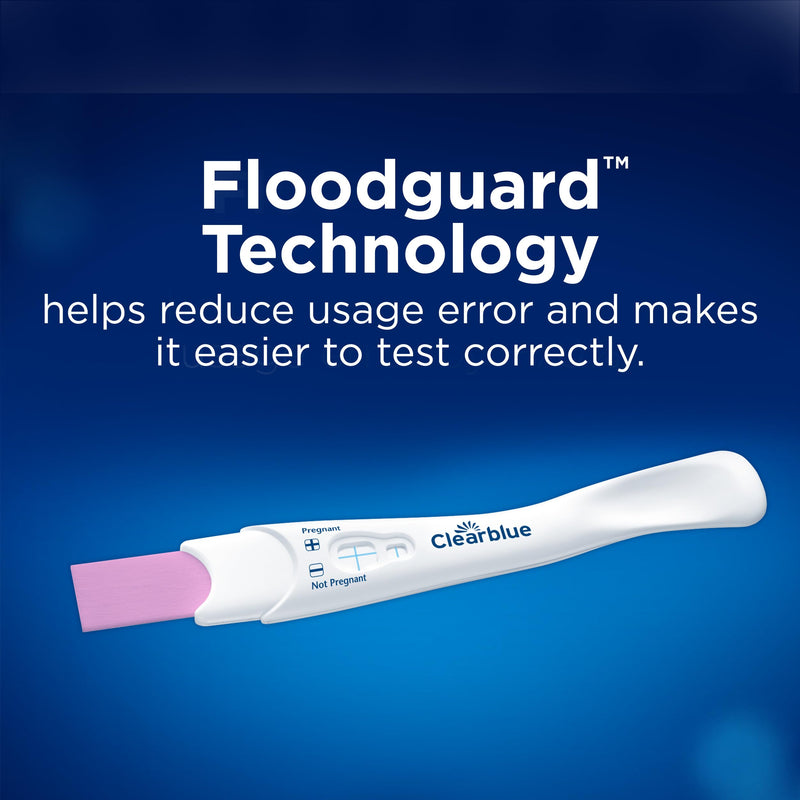 Clearblue Rapid Detection Pregnancy Test, Home Pregnancy Kit, 2 Count Rapid 2 2 Count (Pack of 1)