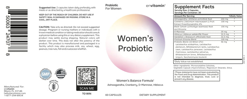 envitamin Womens Probiotic & Ultimate Multivitamin Bundle