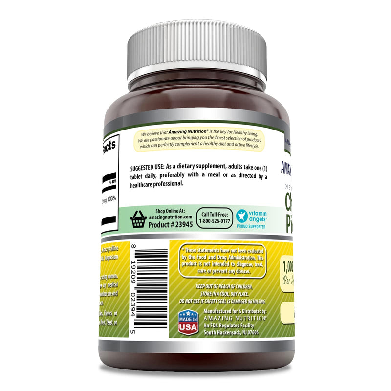 [Australia] - Amazing Formulas Chromium Picolinate | 1000 Mcg Tablets Supplement | Non-GMO | Gluten Free | Made in USA (1 Pack, 240 Count) 