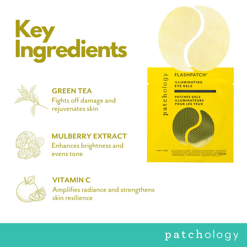 Patchology Patching All The Way Gift Set – Hydrating Gel Masks with Collagen, Retinol, Hyaluronic Acid & Vitamin C – Holiday Skincare Set with 5 Pairs for Puffy Eyes, Dark Circles & Fine Lines