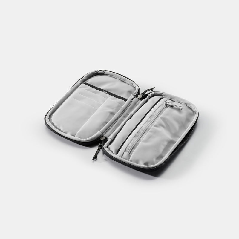 Matador Global Travel Stash - RFID Passport Holder for Travel; Neck Wallet | With adjustable and stowable lanyard, pickpocket-proof zipper, built-in location tracker pocket, and RFID-blocking fabric