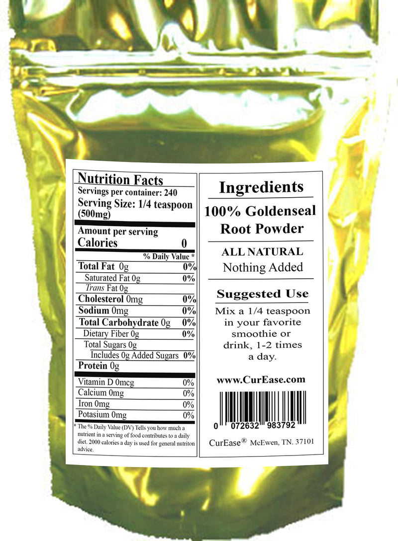 [Australia] - Goldenseal Root Powder 4.2 oz / 240 Servings 