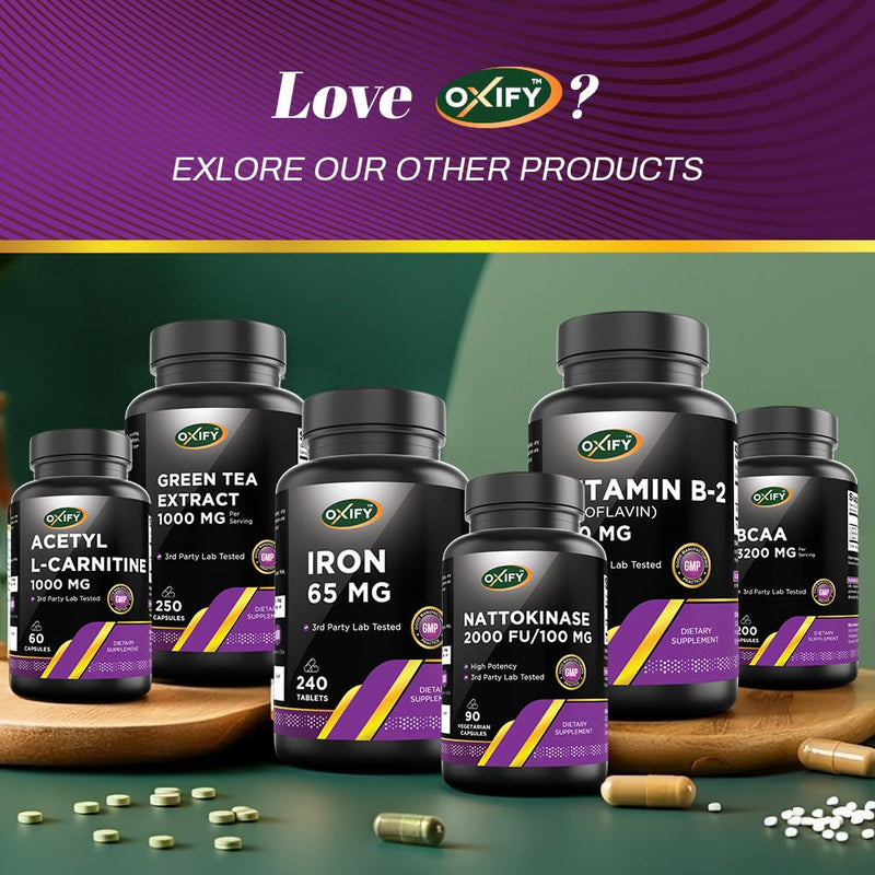 [Australia] - Oxify Lactase Enzyme 9000 FCC ALU | 360 Tablets | Gluten-Free, Non-GMO | Supplement Made in USA 