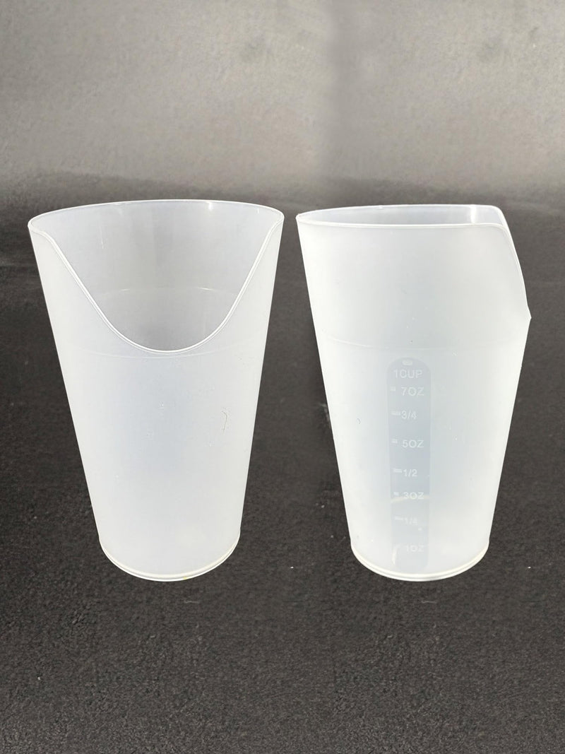 Nose Out Cup – Open-Top Hygienic Drinking Cup, No-Nose-Touch Design (2 Sets-8oz/240ml) BPA-Free Plastic for Kids & Adults, Dishwasher Safe, Home, School, Travel (Assorted Colours) 2 Sets-8oz/240ml