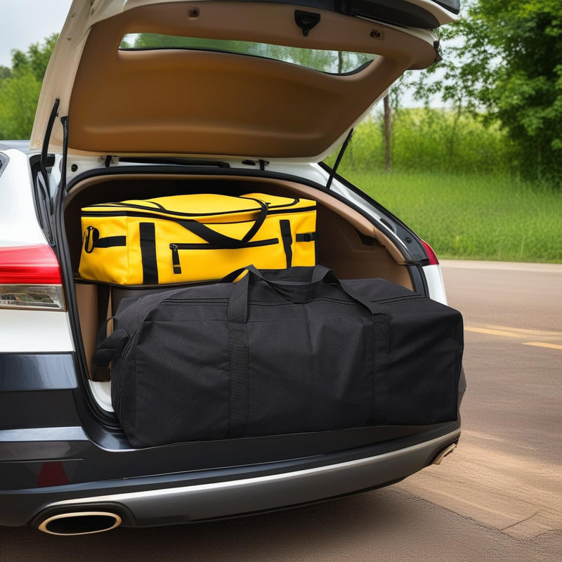 149L Extra Large Duffle Bag with Side Zipper, Heavy Duty 600D Waterproof Moving Bag for Travel & Camping, Foldable Cargo Luggage for Sports Gear with Lockable Zippers (149L) 149L