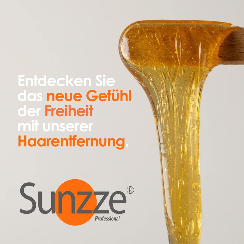 [Australia] - Sunzze Barber Pro hot wax 250g I high-quality beard and nose hair wax with natural ingredients I wax hair removal face for all skin types I intimate & body warm wax for smooth skin 