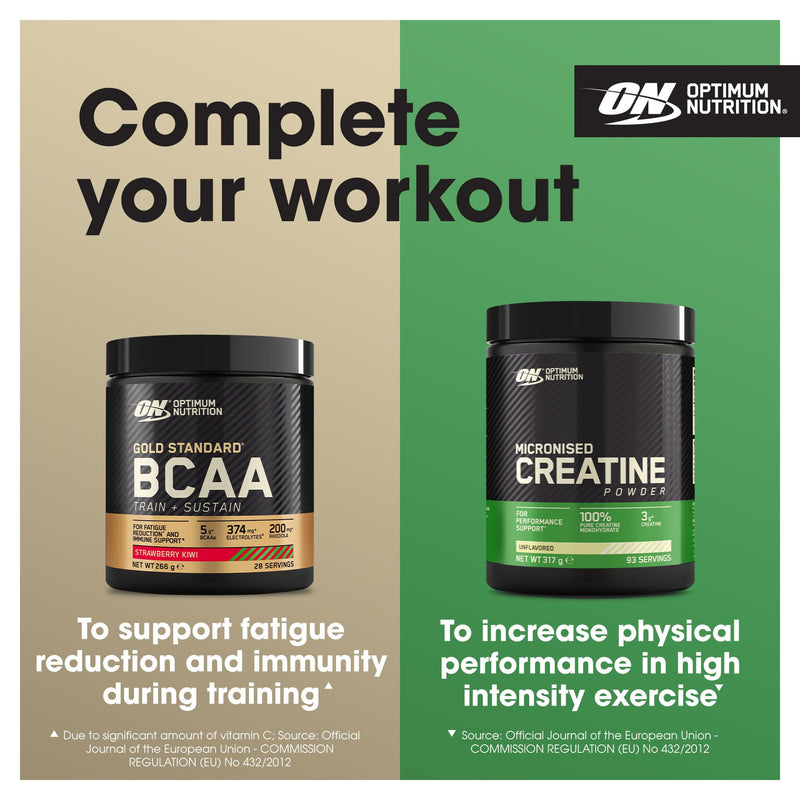 Optimum Nutrition 100% Gold Standard Whey Protein Powder, 24g Protein, Vanilla Ice Cream, BCAA, Low-Sugar, Fast‑Digesting Isolate for Muscle Gain & Recovery, 300g, 10 Servings