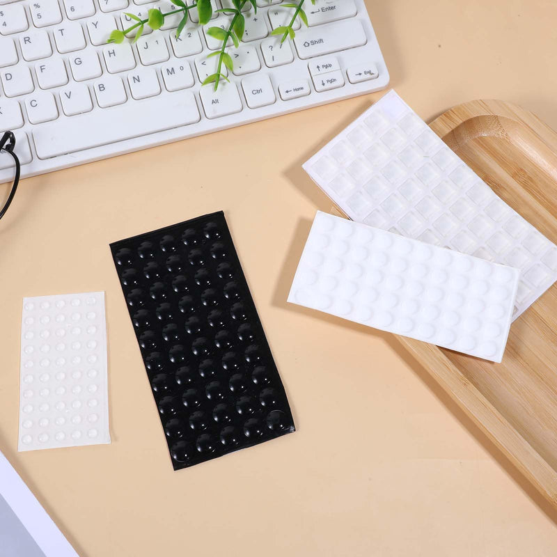 Bump Dots for Visually Impaired, 200 Pcs Silicone Clear Low Vision Aids Braille Stickers Raised Tactile Dots for Elderly, Blind
