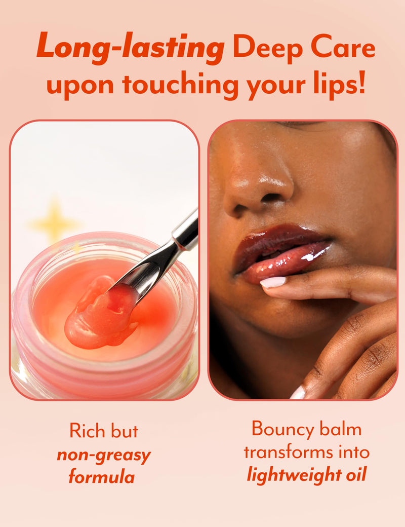 [Australia] - SelfBeauty Lip Mask - Rosehip & Collagen, Vegan Lip Balm, Lip Moisturizer, Overnight Hydrating Lip Treatment with Collagen Peptide, Lip Scrub Exfoliator Intensive Lip Repair, 0.51fl.oz Rosehip Collagen (Coral) 