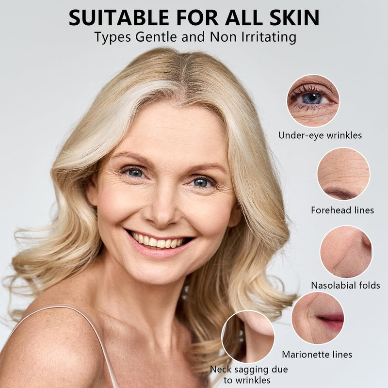 Vitamin C Retinol Serum for Face, Brightening & Anti-Aging with Hyaluronic Acid, Vitamin E, Peptides, Collagen - Hydrates, Firms, Lifts, Smooths, Targets Age Spots, Wrinkles, 1.7 Fl Oz