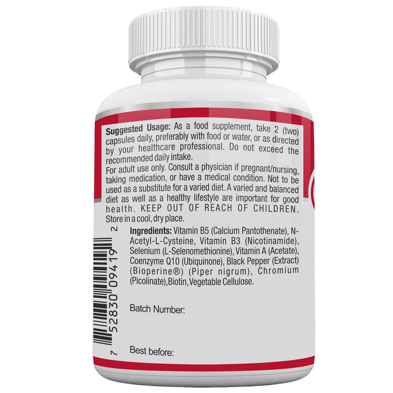 Blemless 30 Day- Clear Skin Supplement Pills Designed to Reduce Oily Breakouts from Spots & Blemishes with Vitamins A, B5, NAC, & Selenium for Women, Men, Teens, & Adults | 60 Natural Capsules