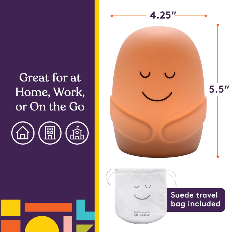 [Australia] - Special Supplies Mindfulness Guided Breathing Exercises, Nightlight Mode, Guided Daily Visual Relaxation and Restful Sleep for Kids or Adults, Color Changing Nightlight 