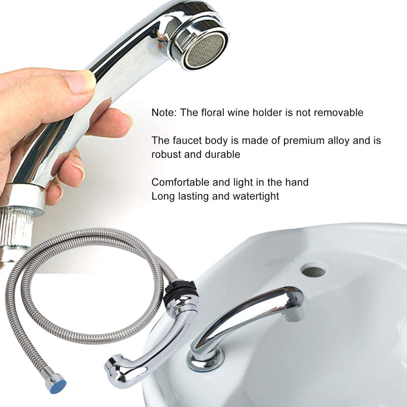 [Australia] - Salon Shampoo Bowl Shower Head, Professional Faucet Sprayer Hose Kit for Beauty Shampoo Bed Bowl and Backwash Unit 