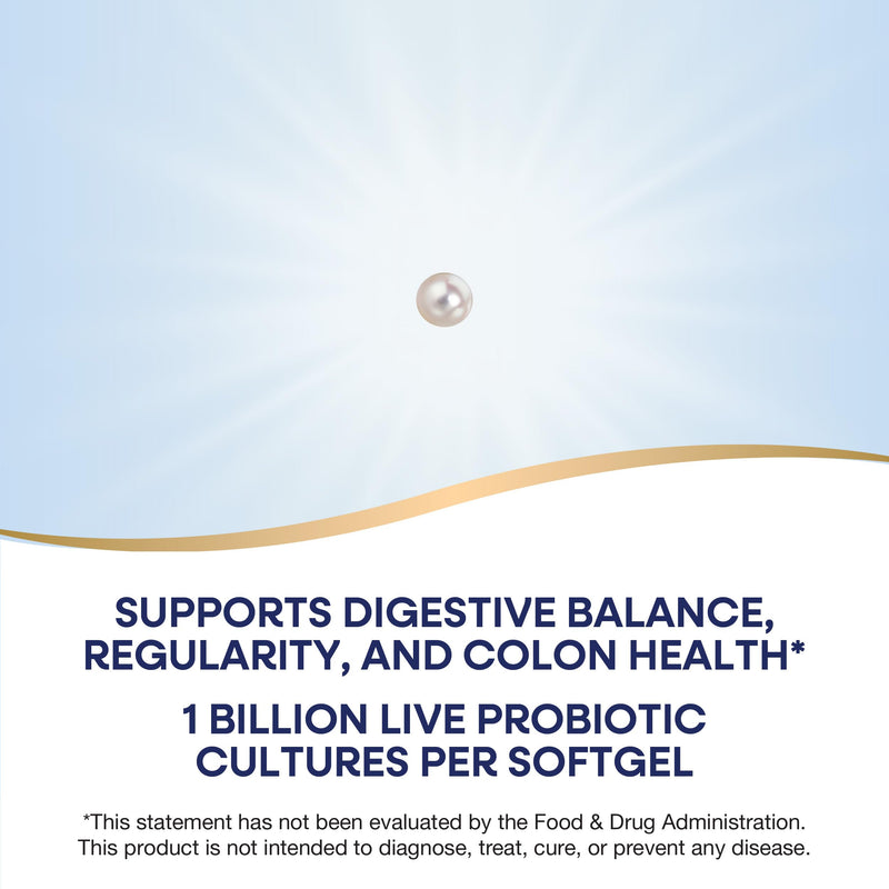 Nature's Way Complete Probiotic Pearls,Supports Digestive Balance*,1 Billion Live Cultures,Supplement for Men and Women,No Refrigeration Required,30 softgels,(Pack of 2) 30 Count (Pack of 2)