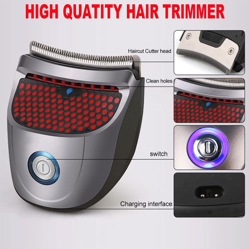 [Australia] - Shortcut Hair Clippers Self-Haircut Kit for Men, Shortcut Self Grooming Haircut Kit with 9 Limited Combs, USB Rechargeable Cordless Electric Hair Trimmer Professional Hair Cutting Machine 