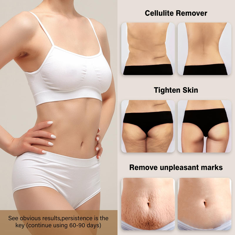 Body Sculpting Machine, Cordless Handheld Body Cellulite Massager for Belly, Waist, Leg, Butt, Arm - Gifts for Women Mum White