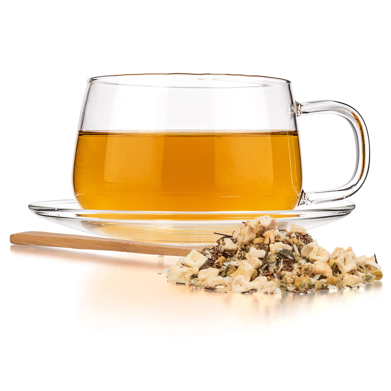 [Australia] - Tealyra - Sleepy Nights - Rooibos - Chamomile - Coconut - Valerian - Wellness Herbal Loose Tea - Relax and Calming Bed Time - 112g (4-ounce) 4-Ounce 