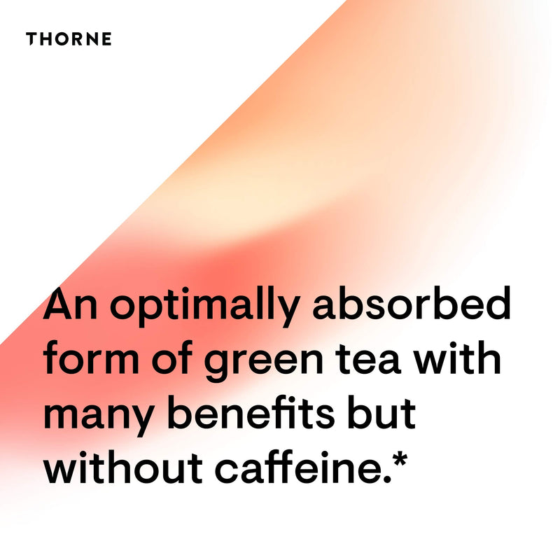 [Australia] - THORNE Green Tea Phytosome - Antioxidant, Liver Protective, and Metabolic Benefits of Green Tea Without The Caffeine - 60 Capsules 